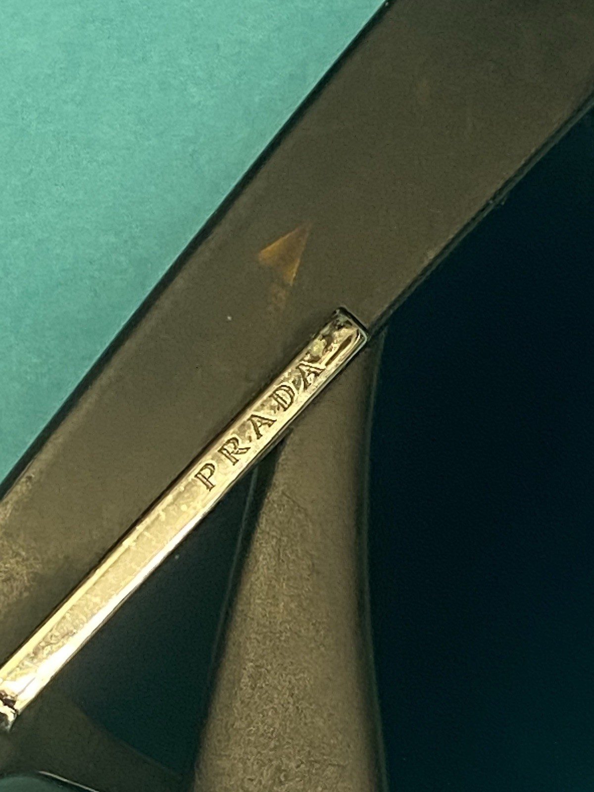 PRADA SPR 19S Sunglasses HAQ-5P2 59mm Blue Lenses Tortoise Frame Made in Italy thumbnail 19