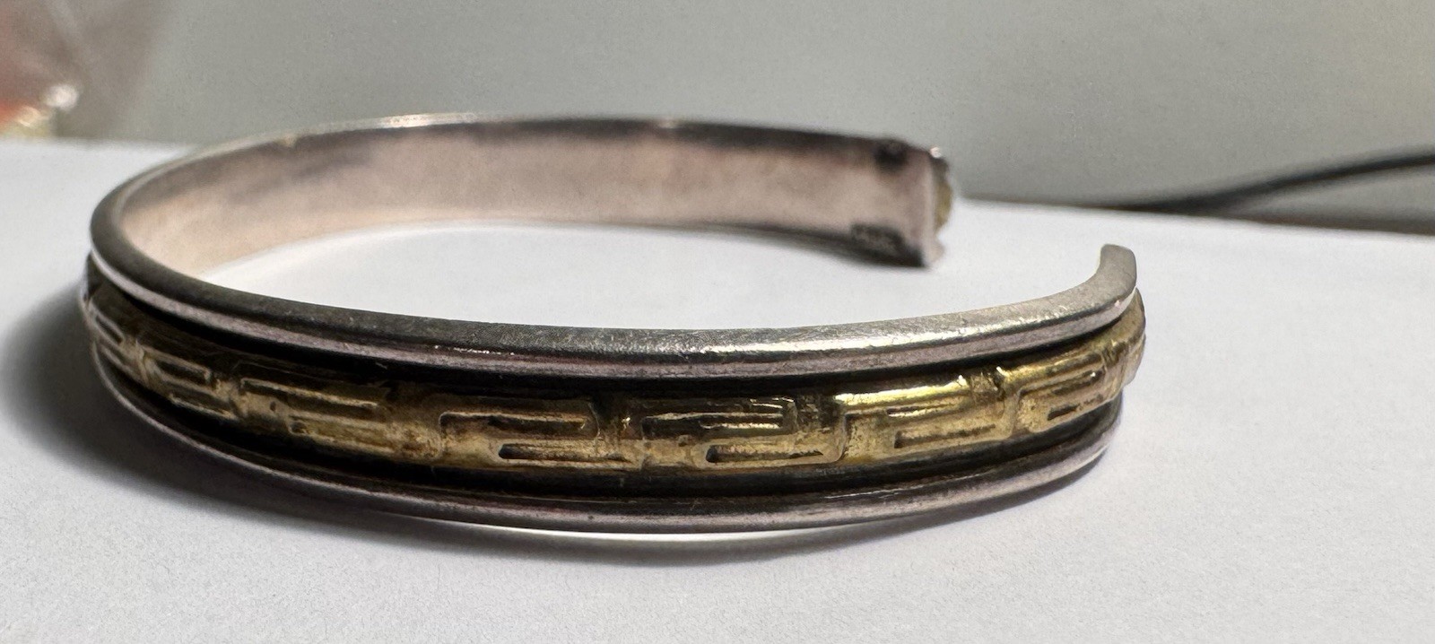 Artesian Made Sterling Silver Cuff Bracelet Weigh… - image 2