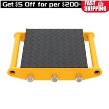 15 Ton Heavy Duty Machine Dolly Skate Machinery Roller Mover Cargo Trolley NEW