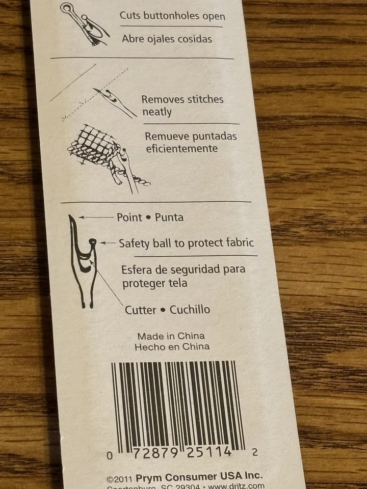 Desgarrador de costura Dritz #638 Deluxe con mango azul Foto 4 de 4
