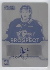 2015-16 Leaf ITG Heroes &amp; Prospects Printing Plate Black 1/1 Jake Bean Auto 2l0