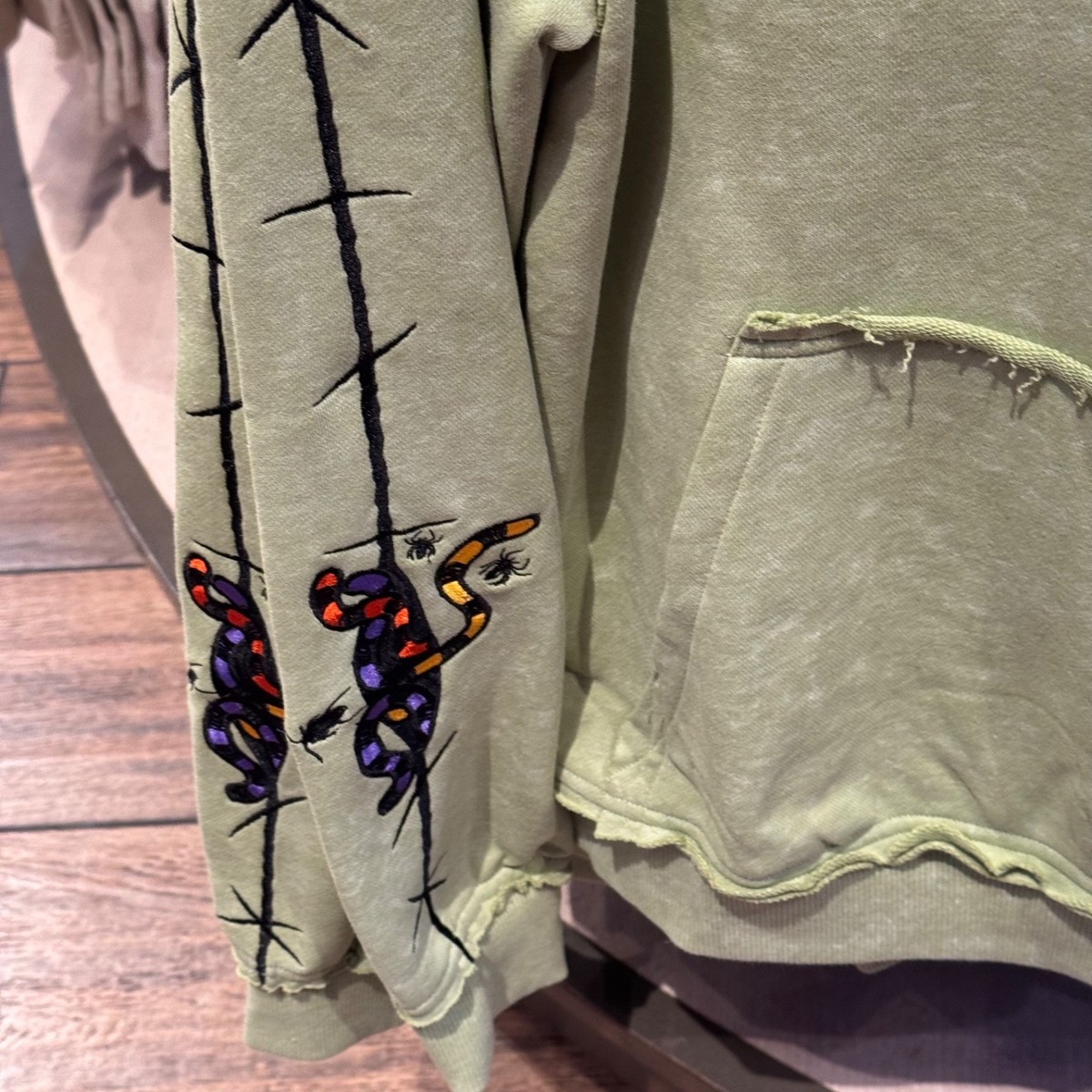 2026 Disney Parks Oogie Boogie Green Hoodie 