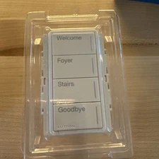 Lutron STBK-H Hybrid Keypad Button Kit: Welcome, Foyer, Stairs, Goodbye