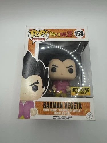 Funko Pop! Animation Dragon Ball Z Badman Vegeta Hot Topic Exclusive #158
