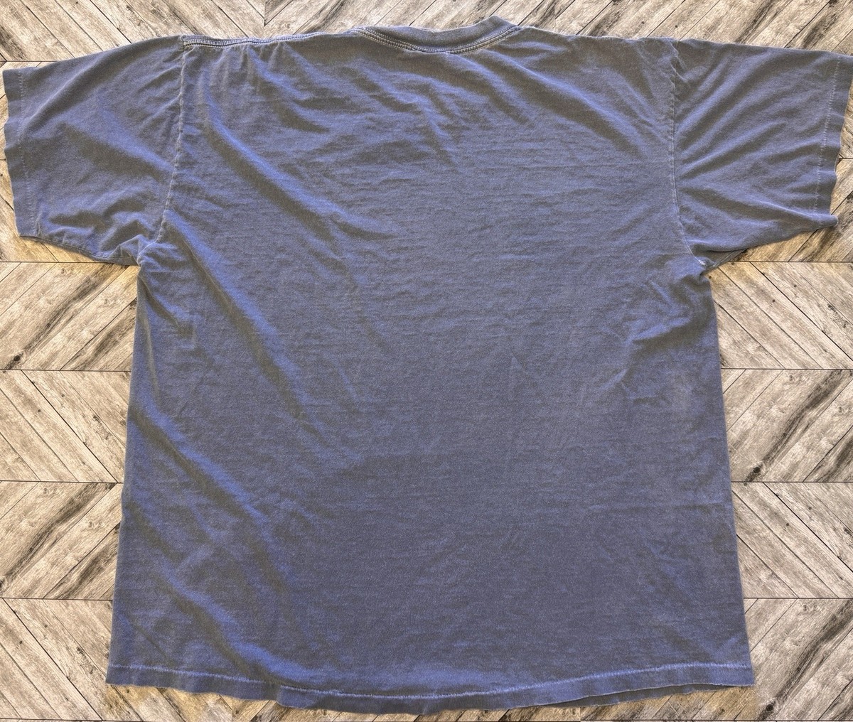 VTG Rent T-Shirt Mens XL Blue Broadway Show Musical Faded Streetwear Distressed View 2