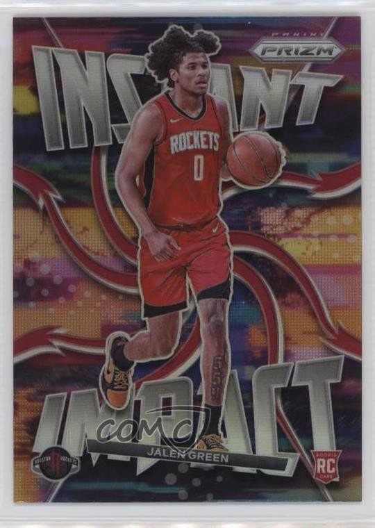 2021-22 Panini Prizm Instant Impact Silver Prizm Jalen Green #25 05gy