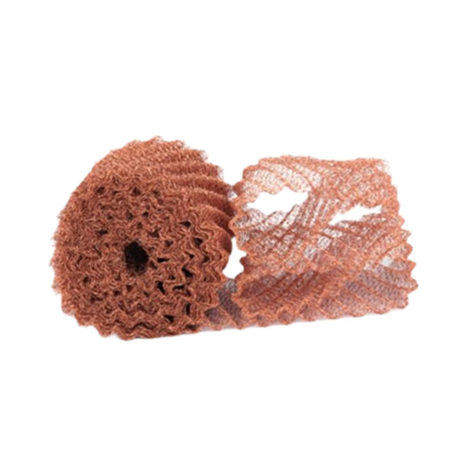 Copper Mesh Roll Flexible Hole Blocker Easy to Install Sturdy Mesh Roll Woven
