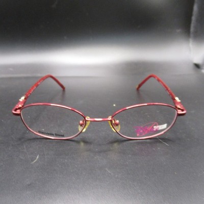 Disney Princess Snow White Eyeglass Frames Cranberry Red Stainless Steel Kids