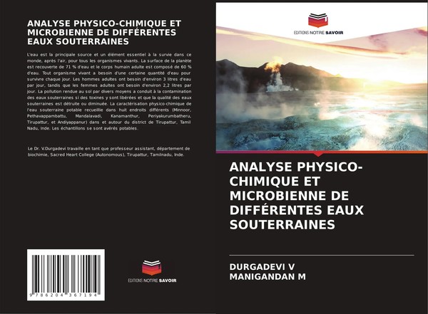 Durgadevi V (U. A.) | Analyse PHYSICO-CHIMIQUE ET Microbienne DE DiffÉRentes...-image