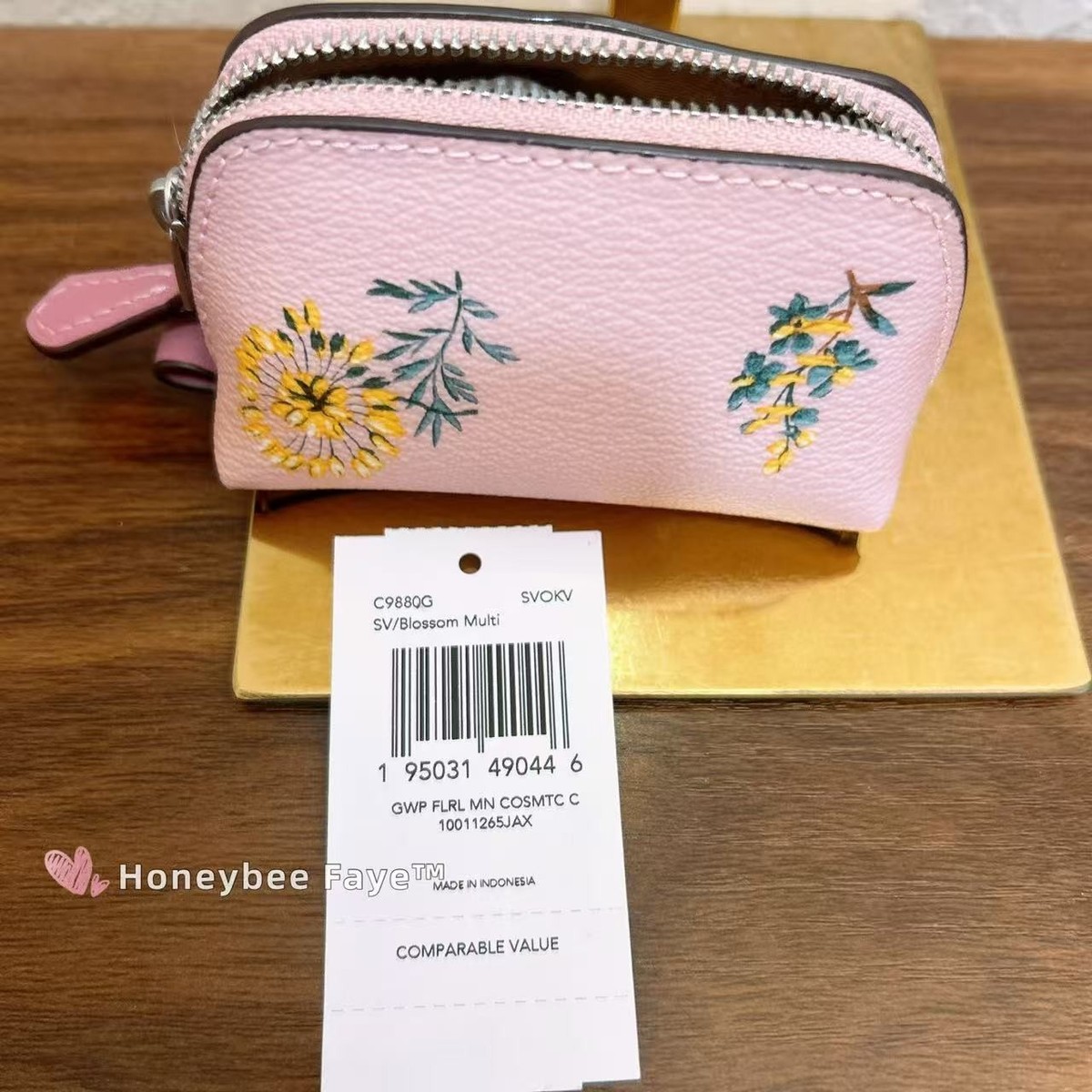 NWT Coach Complimentary Micro Mini Zip Case C9880G | eBay