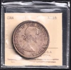 Canada 1955 $1 One Silver Dollar ICCS Certified AU-55 Rare Arnprior Variety