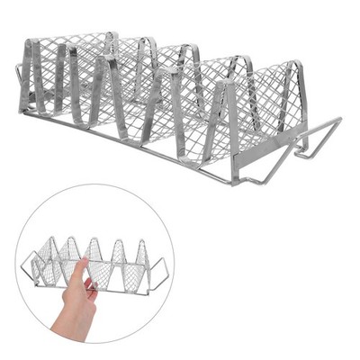 Metal Utensil Holder Taco Holding Trays Mini for Appetizer Kitchen Stand