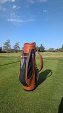 Wilson Rare Vintage Leather Carry Golf Bag