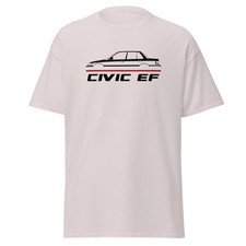 For Civic EF 1988-1991 Fans Fourth Gen JDM Hatch T-Shirt Birthday Racing Unisex