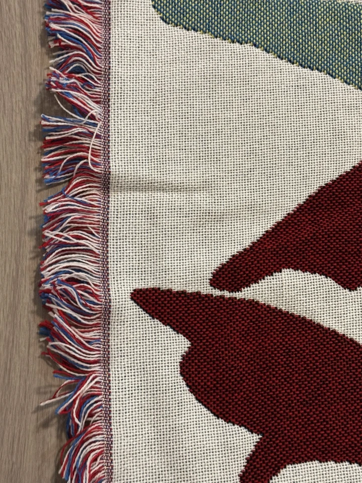 VTG Northwest Sailboat Thick Plush Throw Blanket 56”x46” Beau Rivage Club RARE!! - Image 3 of 4