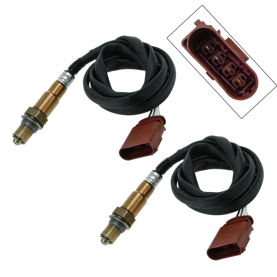 Датчик кислорода нисходящий 234-4874 для 2002 2003 2004 Audi A4 A6 quattro 2 шт. - Изображение 3 из 4