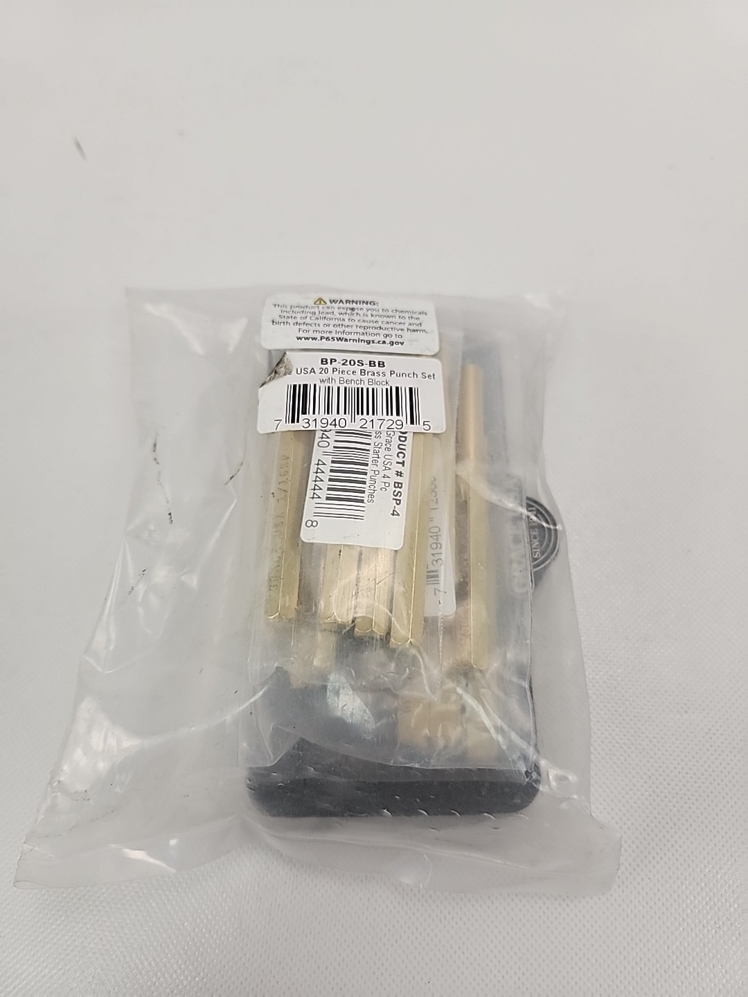 Grace 20pc Brass Gunsmith Punch Set Gun Care Pin Roll Spring MADE IN USA