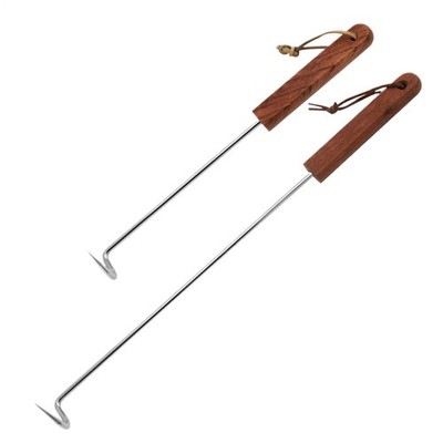 Barbecue Food Flipper Meat Flipper Hook Pigtail Food Flipper Stainless Steel