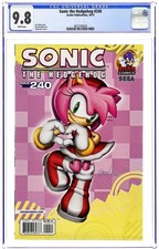 Sonic the Hedgehog #240A Amy Rose CGC 9.8 2012 4622184024