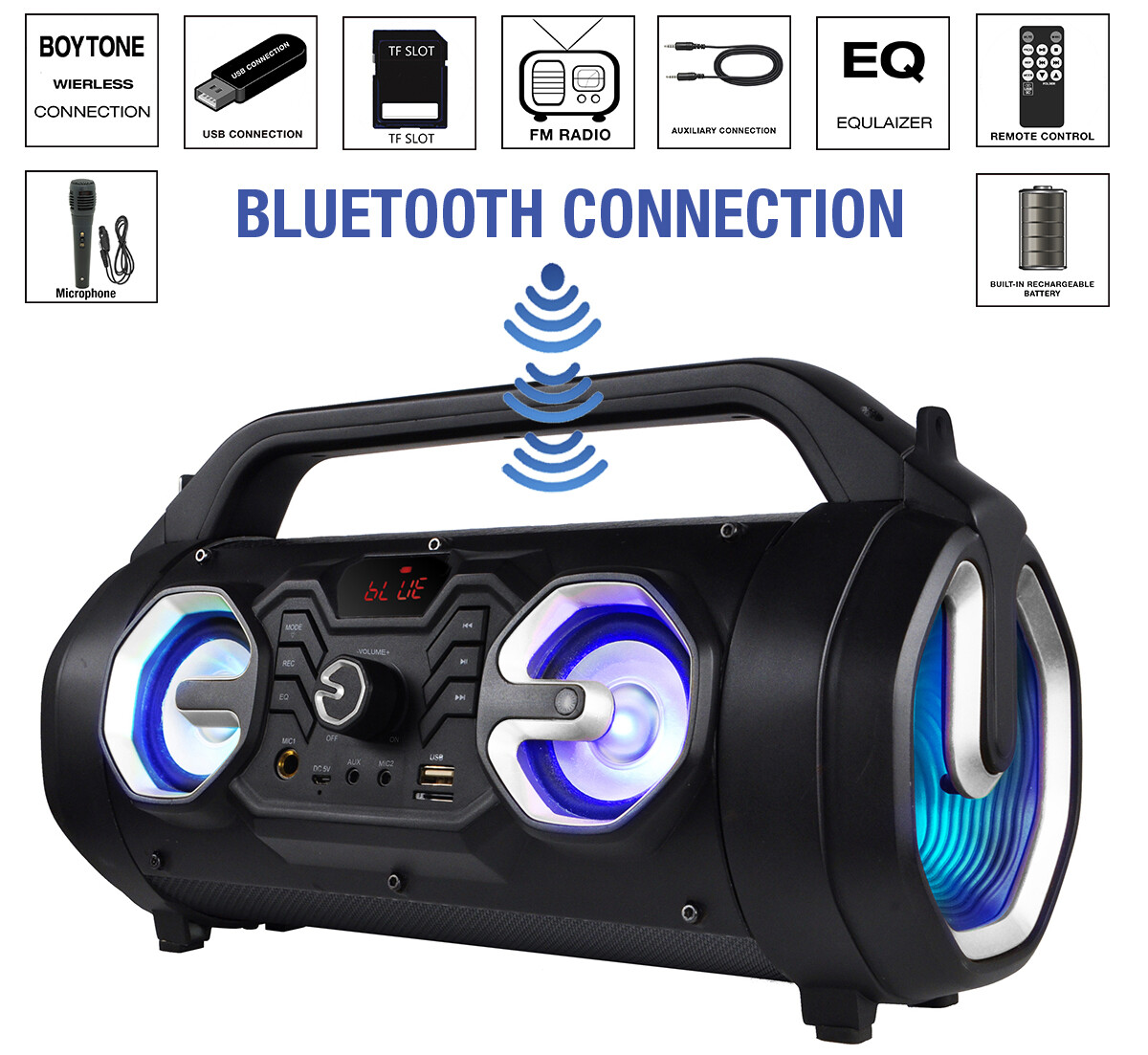 bluetooth boombox 4.1