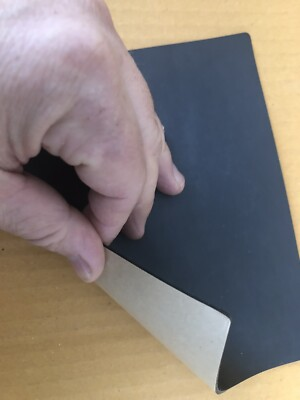 #ad Neoprene Rubber Solid Sheet w Peel Back Adhesive1 16” Thk x 7”x 5 1 2”Sq Pad $6.00