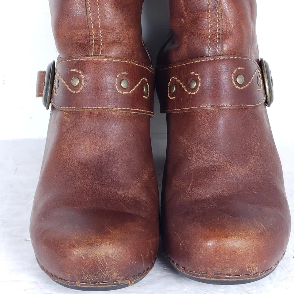 Botas occidentales con arnés de cuero coña Dansko Rylan Crasy Horse 36 US5-5,5 para mujer Foto 4 de 4