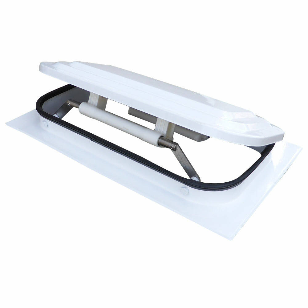 NEW Large White Horse Float Roof Air Vent Pop Up Push Roof Trailer