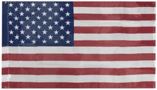 3X5 USA American 50 Star Flag BANNER POLE Sleeve AND Grommets 100D