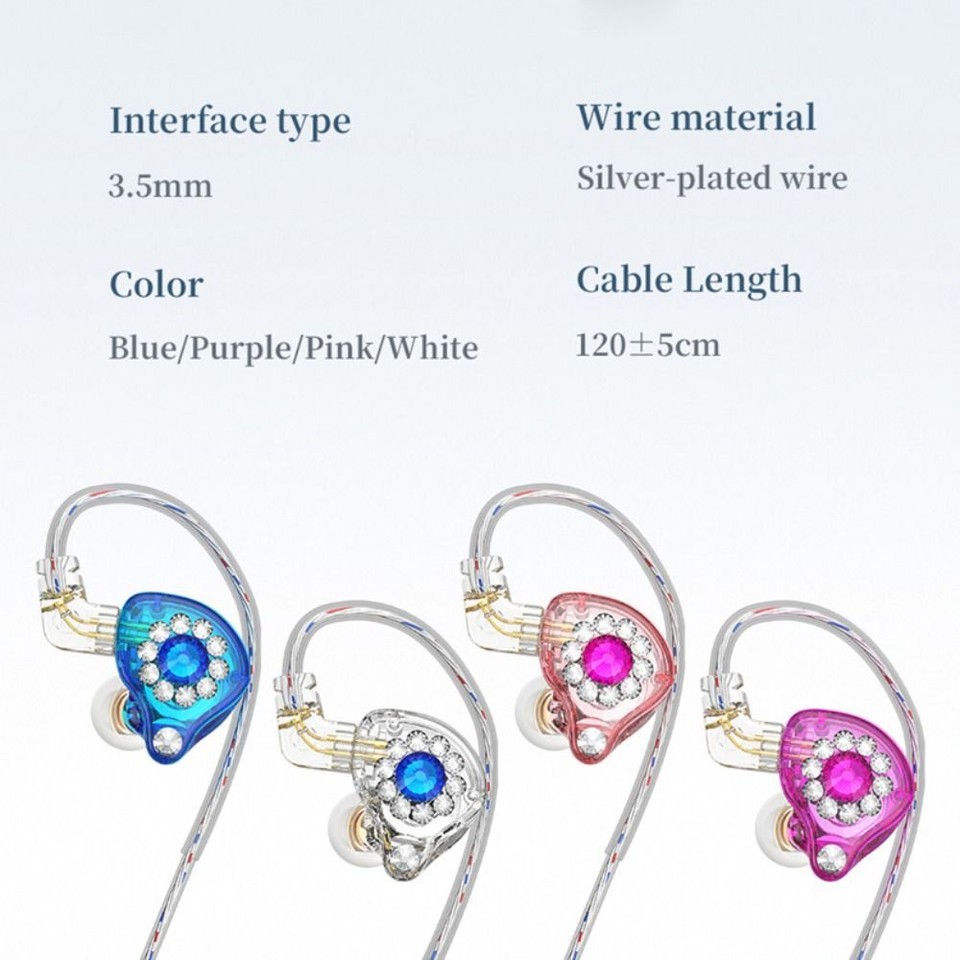 Headphone With Mic InEar Wired Earphone Wired Headset Earbuds 3.5mm