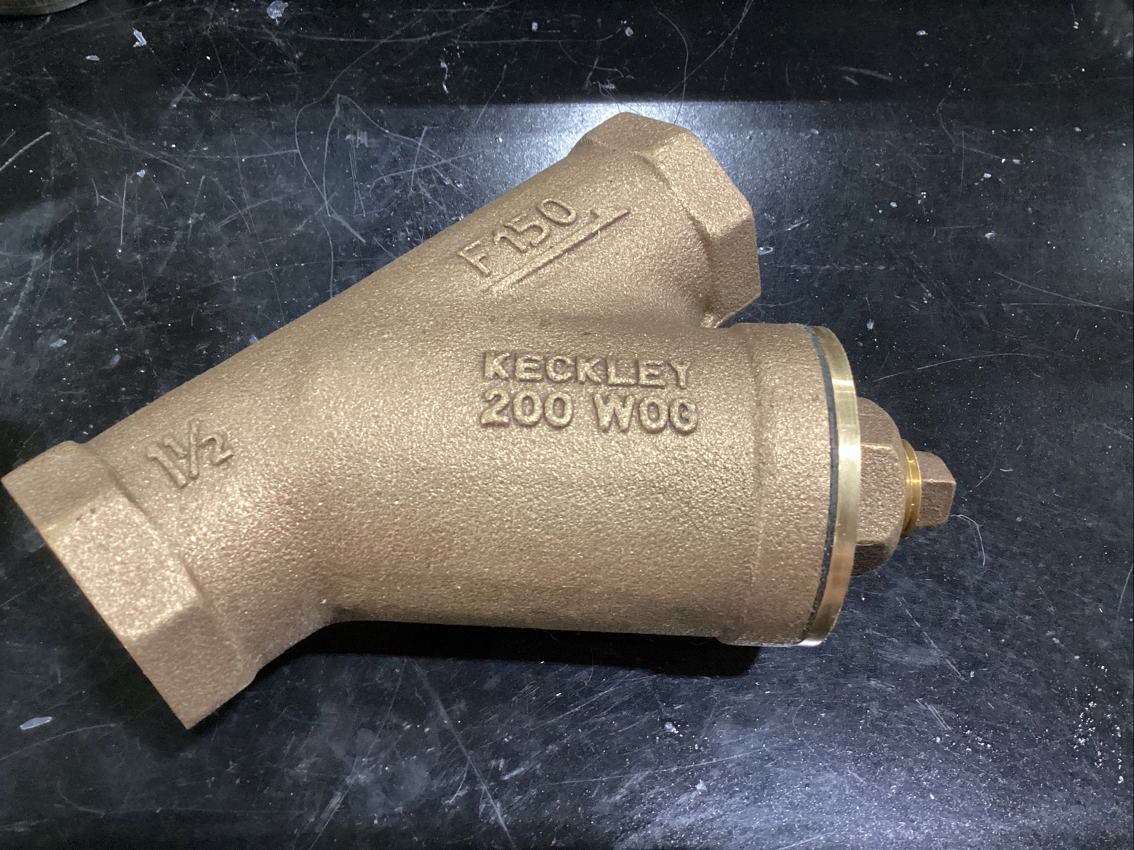 KECKLEY 1.5" F150 200 WOG, BRONZE WYE STRAINER THREADED 268F4FML eBay