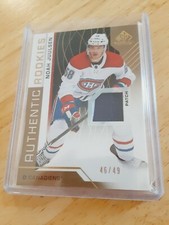 2018-19 Sp Game Used Noah Juulsen Patch /49 Rookie Gold Montreal Canadiens Rc 