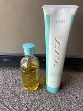 Rare Vintage Avon Skin So Soft Lot- Emollient Bath Oil  Shower Gel Glass Bottle