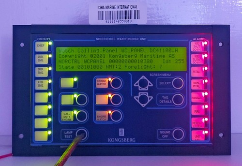 Kongsberg Norcontrol Ship System 8100114 WBU Display - Foto 3 di 9