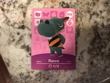 ROCCO 322 Animal Crossing Amiibo Card Mint From Either Series 1, 2, 3, 4, 5!