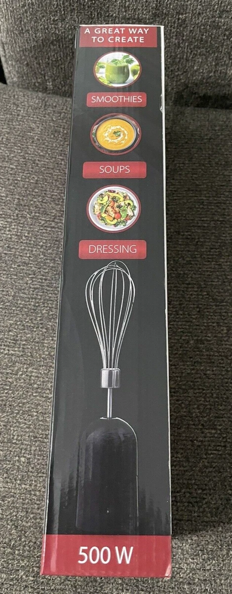 BROOKSTONE MULTIFUNCTIONAL ELECTRIC 8 SPEED 500W IMMERSION BLENDER  