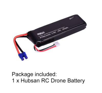 Hubsan RC Drone Lipo Battery 7.4V 2700mAh 10C H501S-14 For H501S