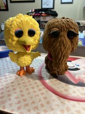 Funko Pop! Sesame Street Flocked Snuffleupagus & Big Bird 2015 SDCC Lot (2)
