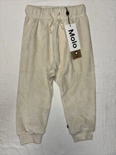 MOLO TODDLER WHITE SWEATPANTS SZ 98-3yrs NWT