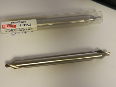 SPI #5 Plain Cut 60° Incl Angle HSS Combo Drill & Countersink QTY 2  82-347-6