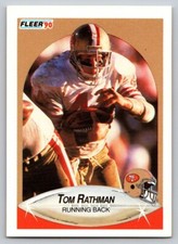 1990 Fleer - #12 Tom Rathman