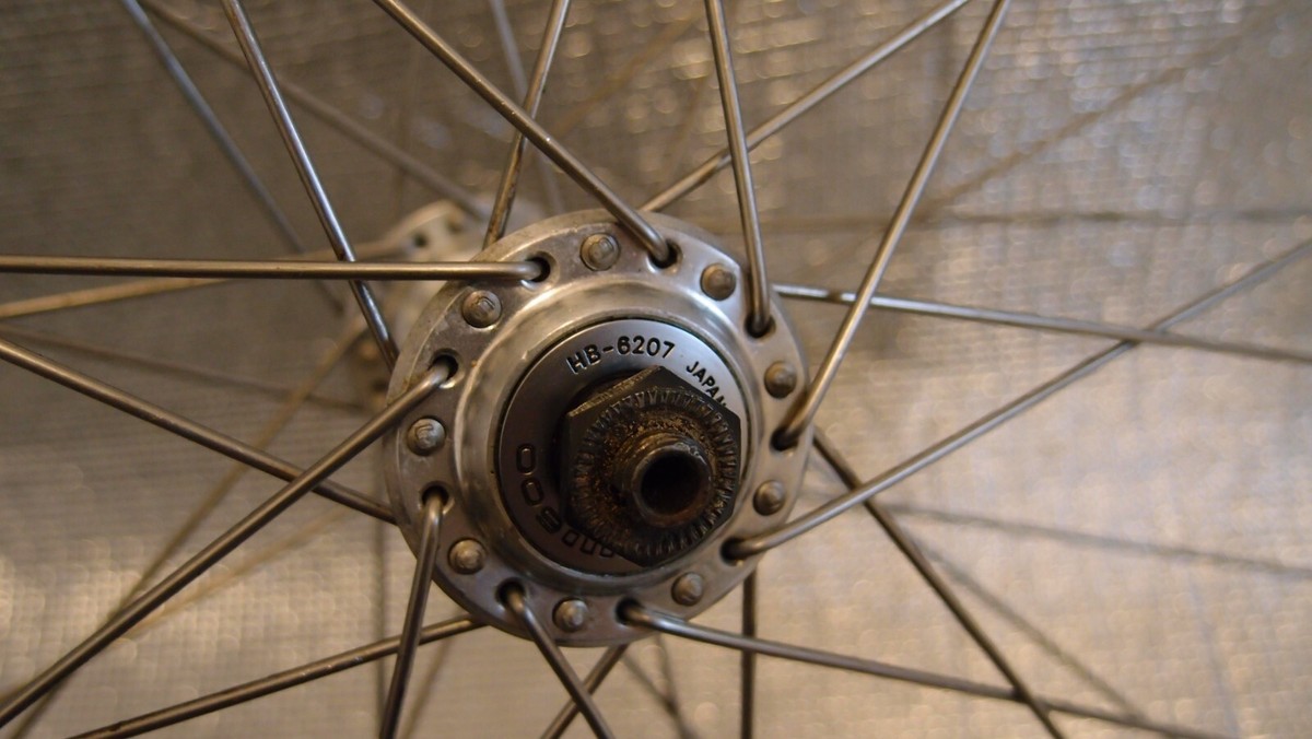 clincher front wheel Mavic MA 700C Shimano 600 HB-6207 VIA Japan