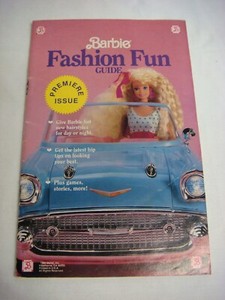 Barbie Fashion Fun Guide Premiere Issue Magazine Pamphlet Mattel 1990 