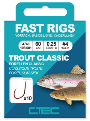 Spro C-Tec Trout Forelle Classic Zielfischhaken Gr 4 6 8 10 60cm 100cm ABVERKAUF