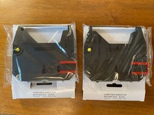 2 STÜCK FARBBAND KOMPATIBEL & KORRIGIERBAR FÜR BROTHER AX10; NEU UND OVP