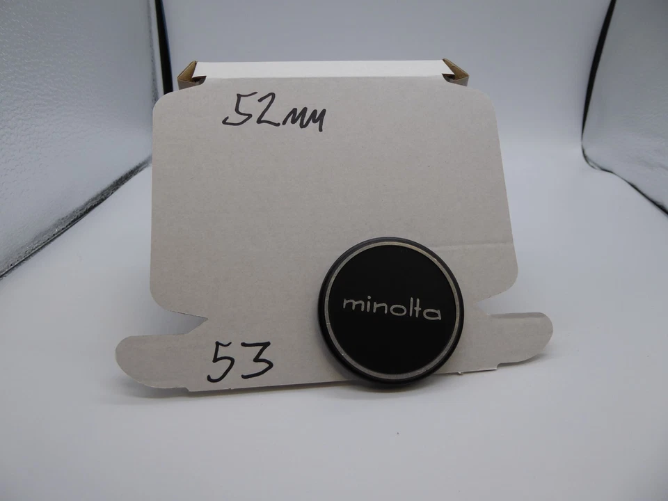 Minolta 54mm Slip On Front Camera Lens Cap For 52mm Filter Ring MC / MD / SR - Image 4 of 4