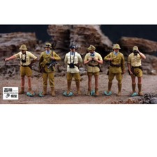 Homemade 1/72 Generals Ryu Staff Group 6 Troopers Finished Model Ornament