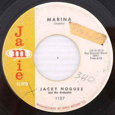 Jacky Noguez - Marina / Adonis - 1959 45 rpm 7'' Single Vinyl Record Jamie   1137