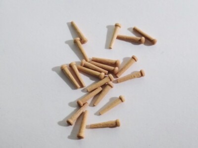 Ship Model Fittings Parts 20 boxwood 6mm Nails Pegs Pins