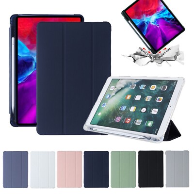 Slim Flip Stand Case Cover For iPad 5th/6th/7th/8th/9th Generation Pencil Holder