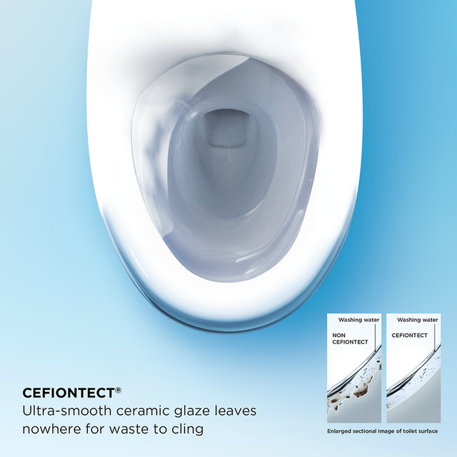 TOTO Aquia IV One Piece Elongated Dual Flush 1 28 And 0 8 GPF Universal 